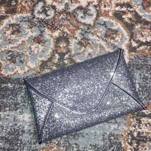Silver Shimmery Purse